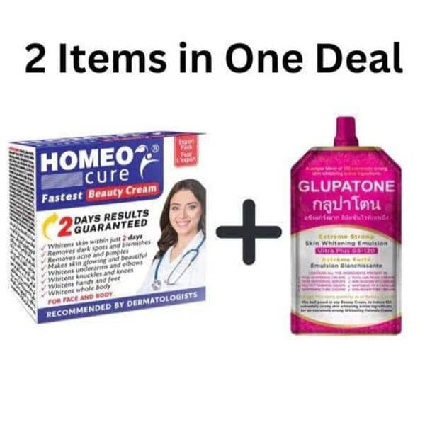 cream 2  items in one deals with free delivery 0