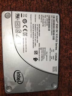 Intel original SSD DC S3520 Series Hard drive 150GB