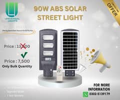 90W Solar Street Light  All In One