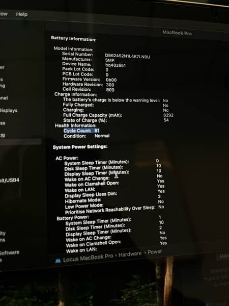 MacBook Pro 2019 Core i9-9th gen 16" 32GB RAM 1