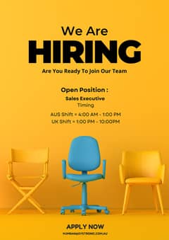 Hiring for Sales Executive