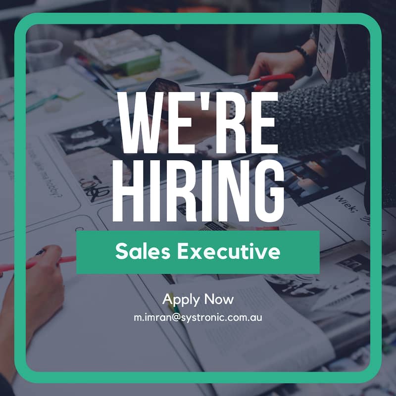 Hiring for Sales Executive 1