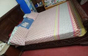 wooden bed-King size (talli wood) 0