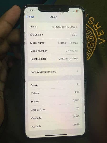 iphone 11 pro max PTA Approved 7