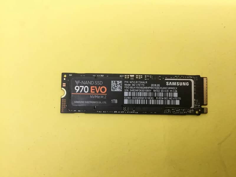 SAMSUNG SSD 970 EVO 1TB PCIe Gen 3.0 x4 NVMe M. 2 2280 RS: 21000 0