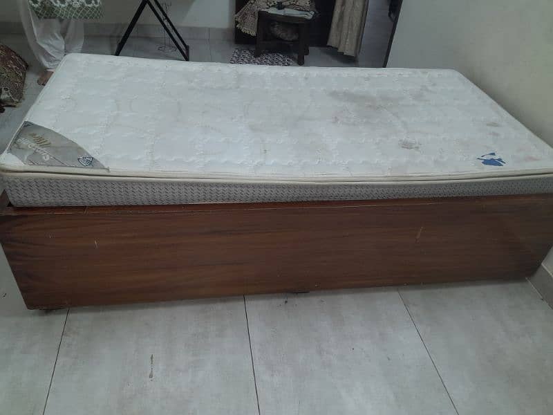 single bed with storage and mattress 1