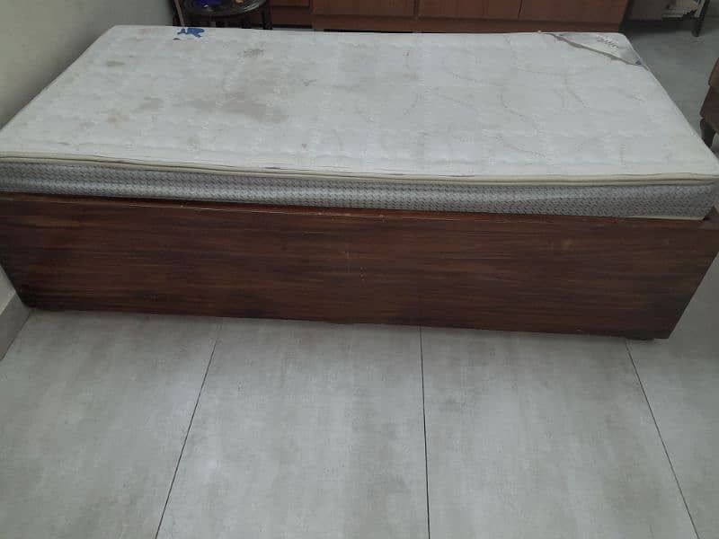 single bed with storage and mattress 2