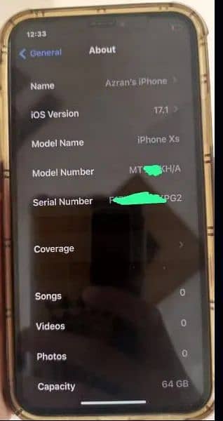 Iphone XS Dual Sim PTA Approved 1