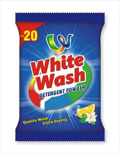 white wash detergent powder