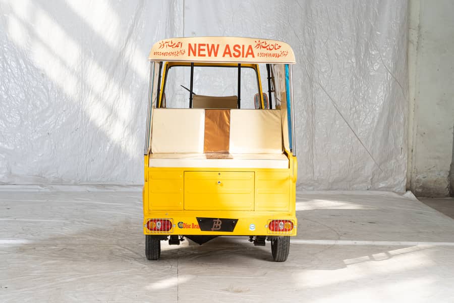 New asia 9 seater rickshaw 200cc engine 4