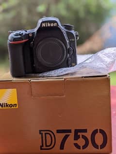 Nikon d750 body only with original box