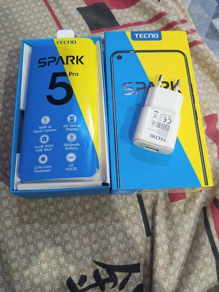 Tecno spark 5pro 4/64 full Box 7