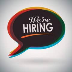 hiring for male & female