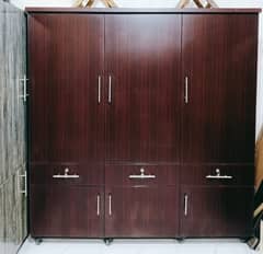 3 door almari/ wood works/cupboard /wardrobe for sale/almirah/stand