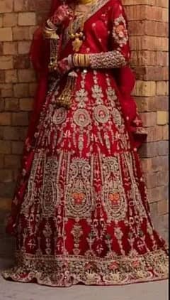 madrassi lehenga mehroon colour just 2 hours used