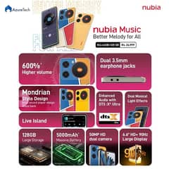 Nubia Music 8/128gb Brand new Box pack