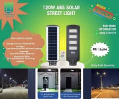 All in one 120W Solar street Lights