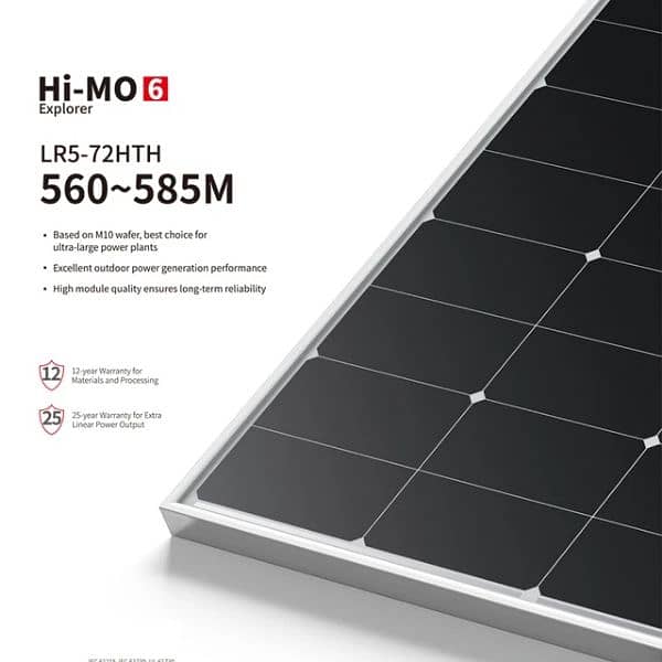 Longi Himo x6 Explorer | 580/585W | Solar Panels | Solar Plates 11