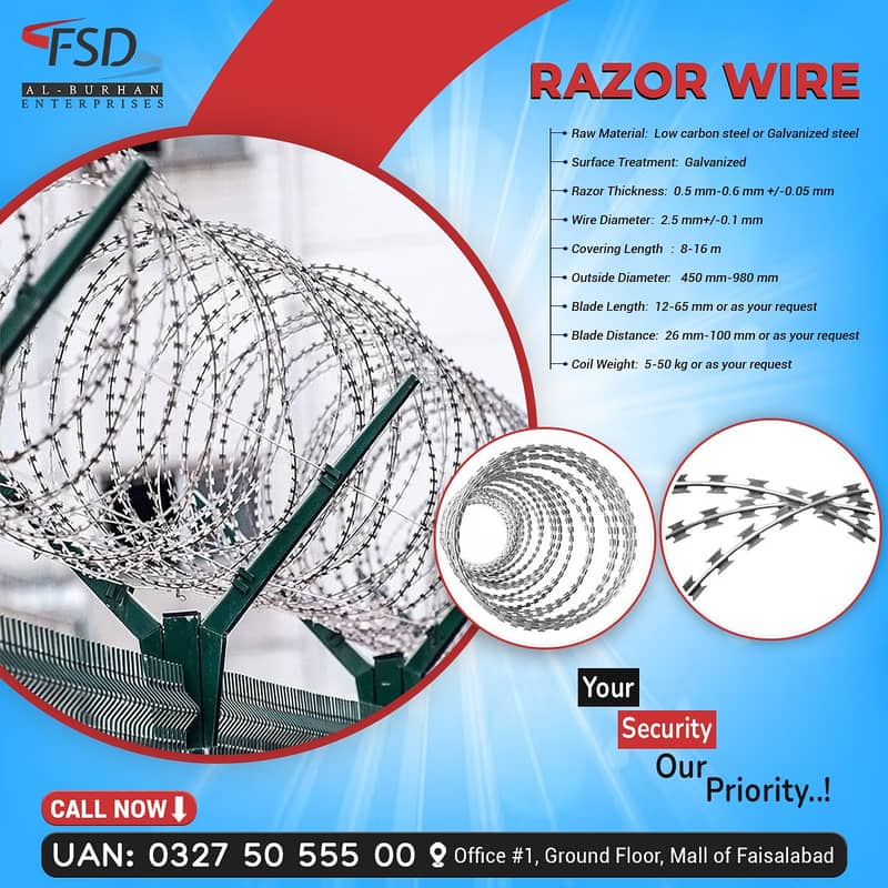 RAZOR WIRE  GALVANIZED RAZOR WIRE 0