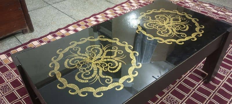 Center table in black brown color 1