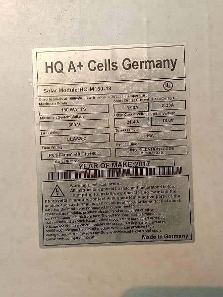 German Solar plate 3