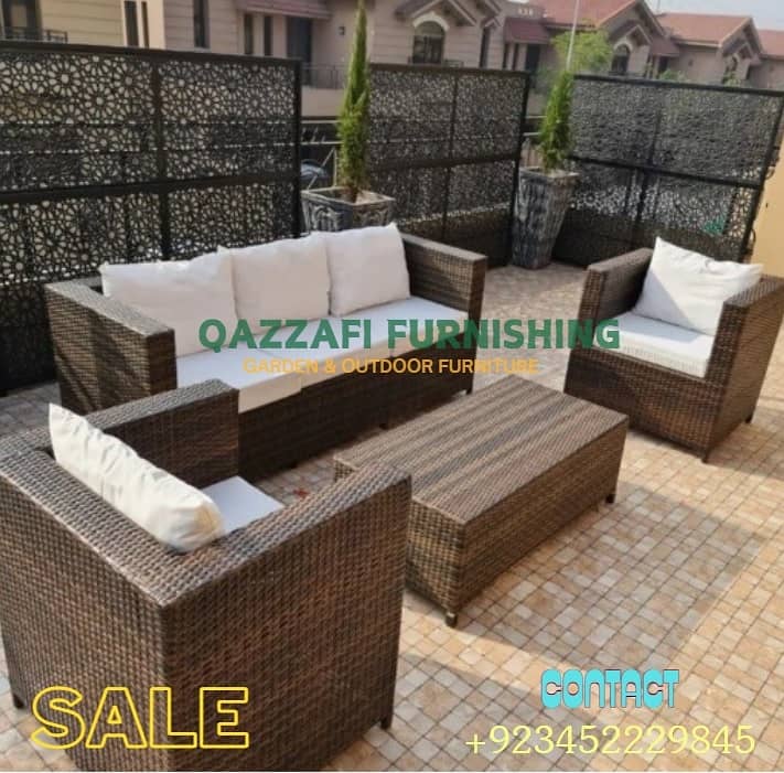 Rattan sofa cane sofa outdoor sofa lawn sofa for sale in karachi garde 0