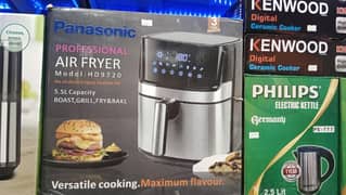 Panasonic, Kenwood Philips,Air fryer fresh stock available