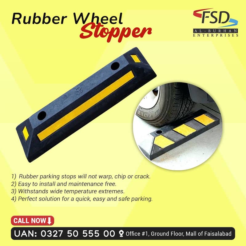 Rubber Wheel Stopper TPI 0