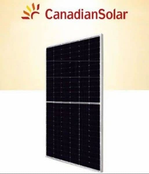 Canadian Solar Panel 580W Bificial N Type A Grade 0