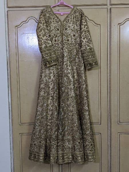 Beautiful Heavy Maxi with hand embroidery and nug work Urgent Sale 0