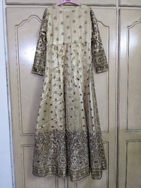 Beautiful Heavy Maxi with hand embroidery and nug work Urgent Sale 3