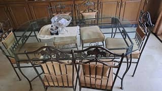 Dinning table with 6 chairs