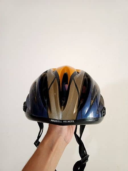 Cycle Helmet by Prowell, UK with Gloves in New Condition 1