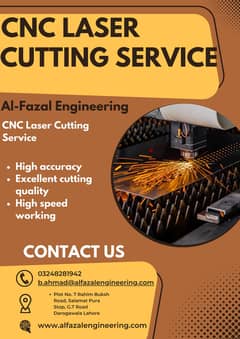 CNC Laser Cutting Service in Pakistan – Fast & Affordable!