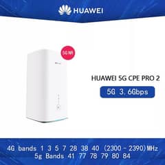 Huawei 5G CPE Pro 2, H122-373 (Factory Unlocked + PTA Approved) 0