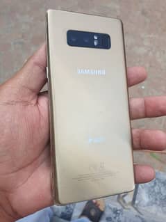 Samsung note8 6/64 gold PTA official approved