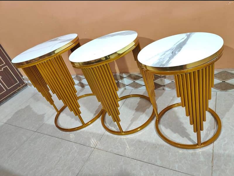 round table/ Nesting table/center table /dining table/ /Console table 1