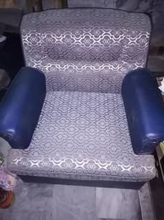 5 seater sofa blue color