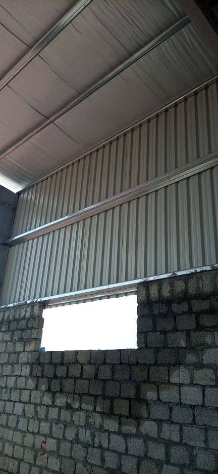 Sandwich panels and PU panels , Steel sheet shed , prefebricated shed 4