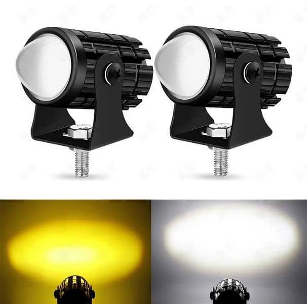 Dual Color Bike Fog Headlight 1