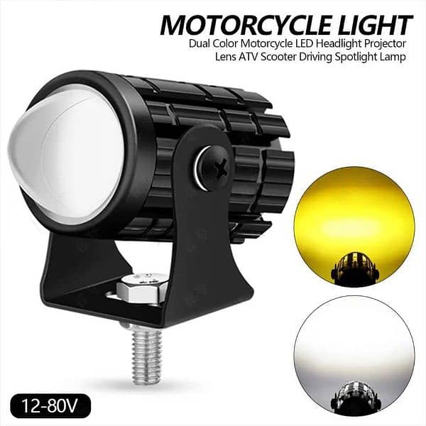 Dual Color Bike Fog Headlight 2