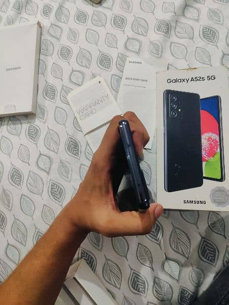 Samsung galaxy a52s 5g with box pta approved 5