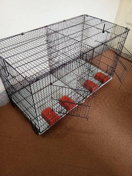 2 portions folding Cage Birds/Cats/Hen's/Rabbits/Pubby 2