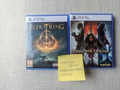 Ps5 Games. Elden ring and Dragons Dogma 2