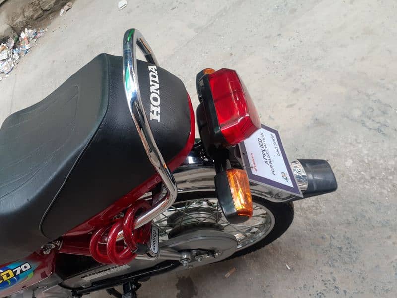 Honda 70 10 by 10 condition full and final 165000 golden number 777 5