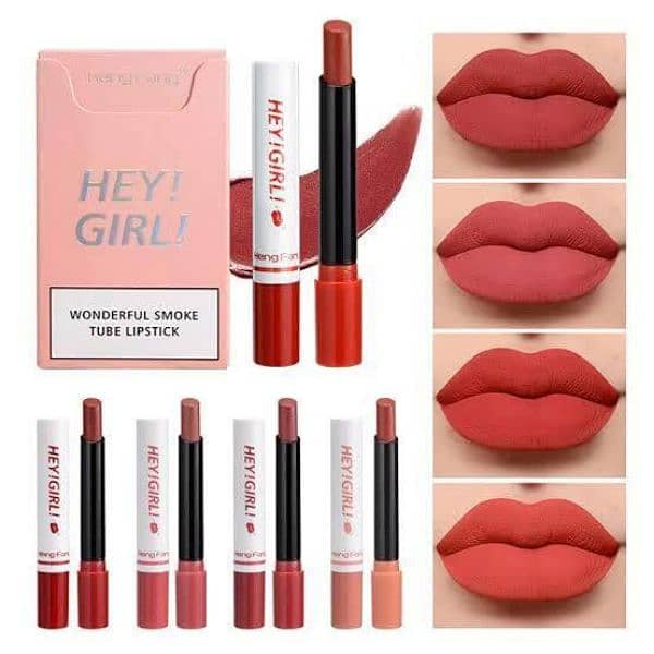 Hey Girl Pack of 4 Lipstick 0