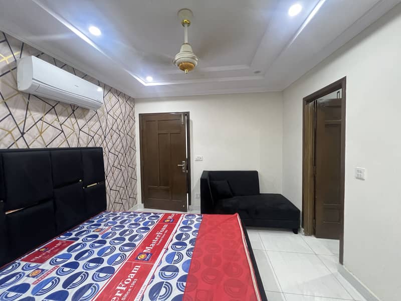 Original Picture Post Brand New Furnished Flat Available For Rent In Bahria Town 0