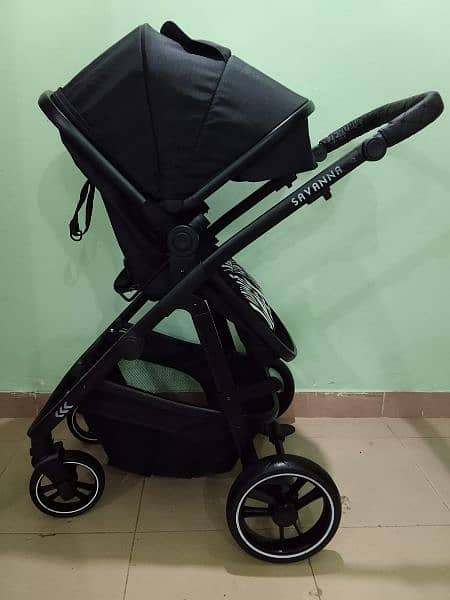 UK Imported Stroller + Bassinet Cot 1