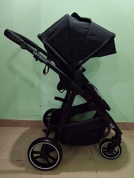 UK Imported Stroller + Bassinet Cot 2