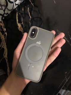 iPhone x factory unlocked Gud condition 64Gb